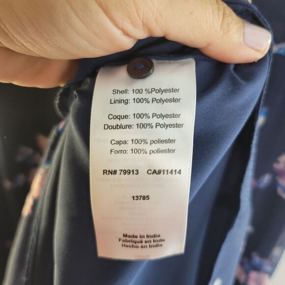 A Pea In The Pod Halter Sleeveless Crepe Dress - Picture 8 of 10